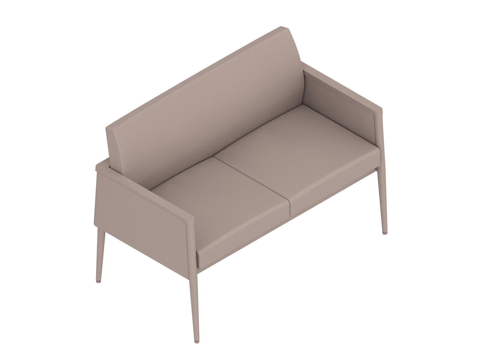 A generic rendering - Nemschoff Palisade Multiple Seating–With Arms–2 Seat