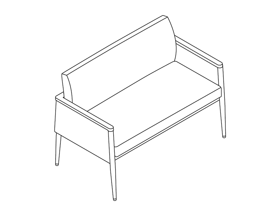 A line drawing - Nemschoff Palisade Plus Chair