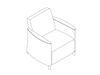 A line drawing - Nemschoff Pamona Armchair