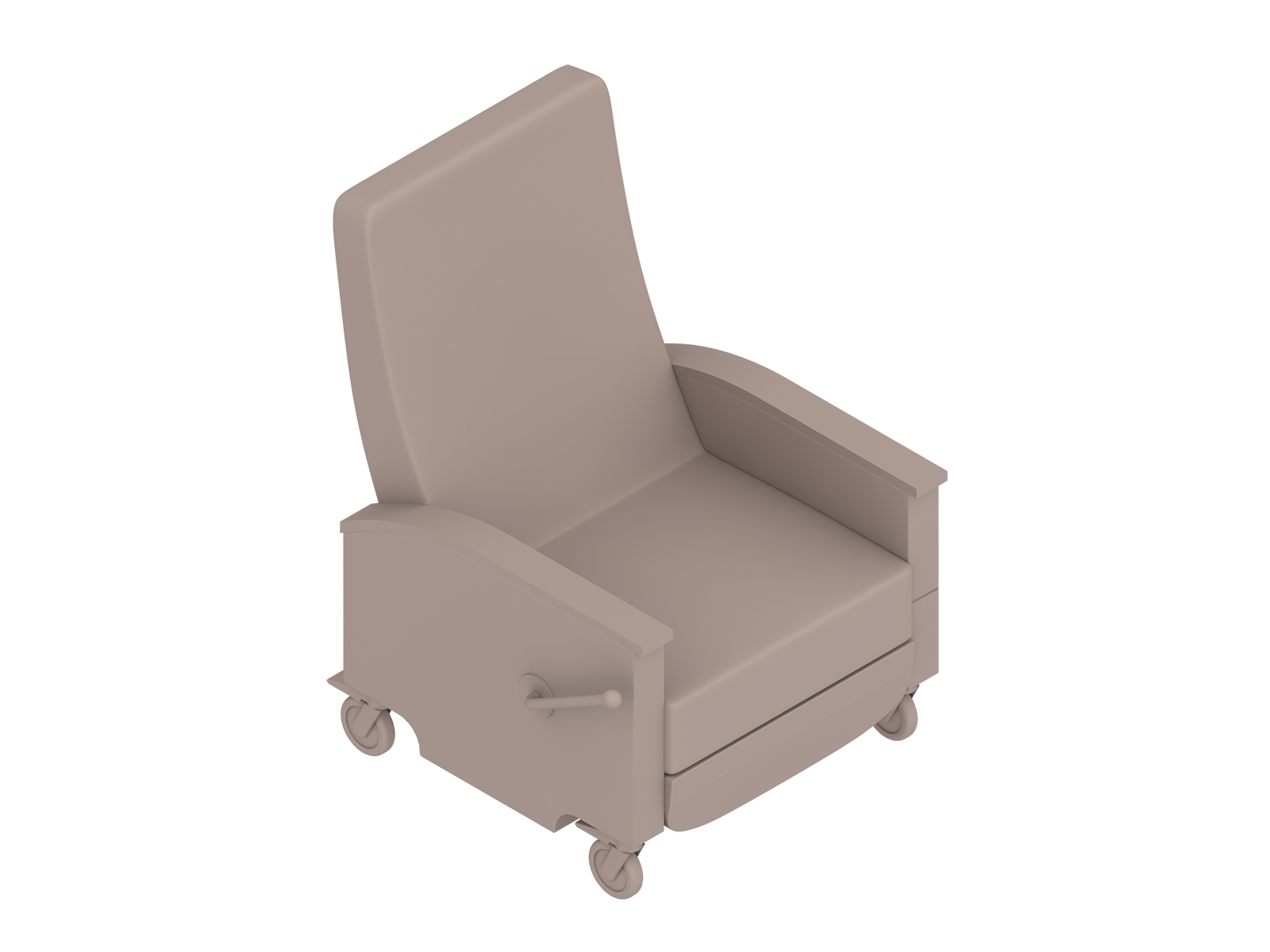 A generic rendering - Nemschoff Prísto Recliner–Fold-Down Arm