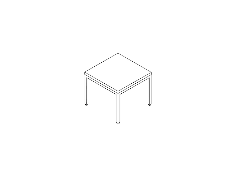 A line drawing - Nemschoff Riva Side Table