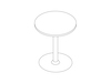 A line drawing - Nemschoff Steps End Table–Round