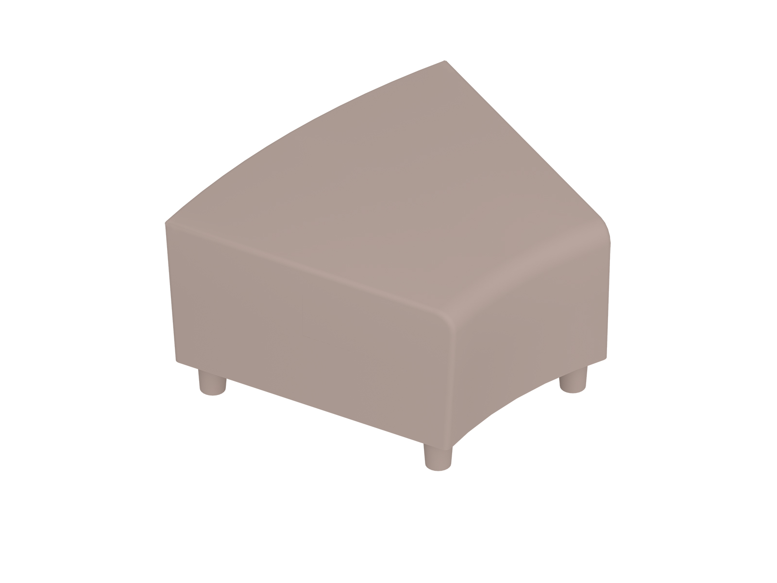 A generic rendering - Nemschoff Steps Bench–Inside Wedge