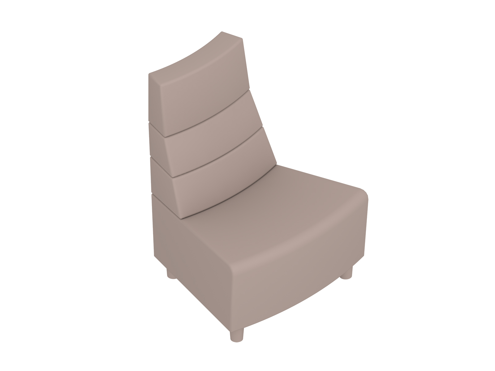 A generic rendering - Nemschoff Steps Outside Wedge–High Back–Armless