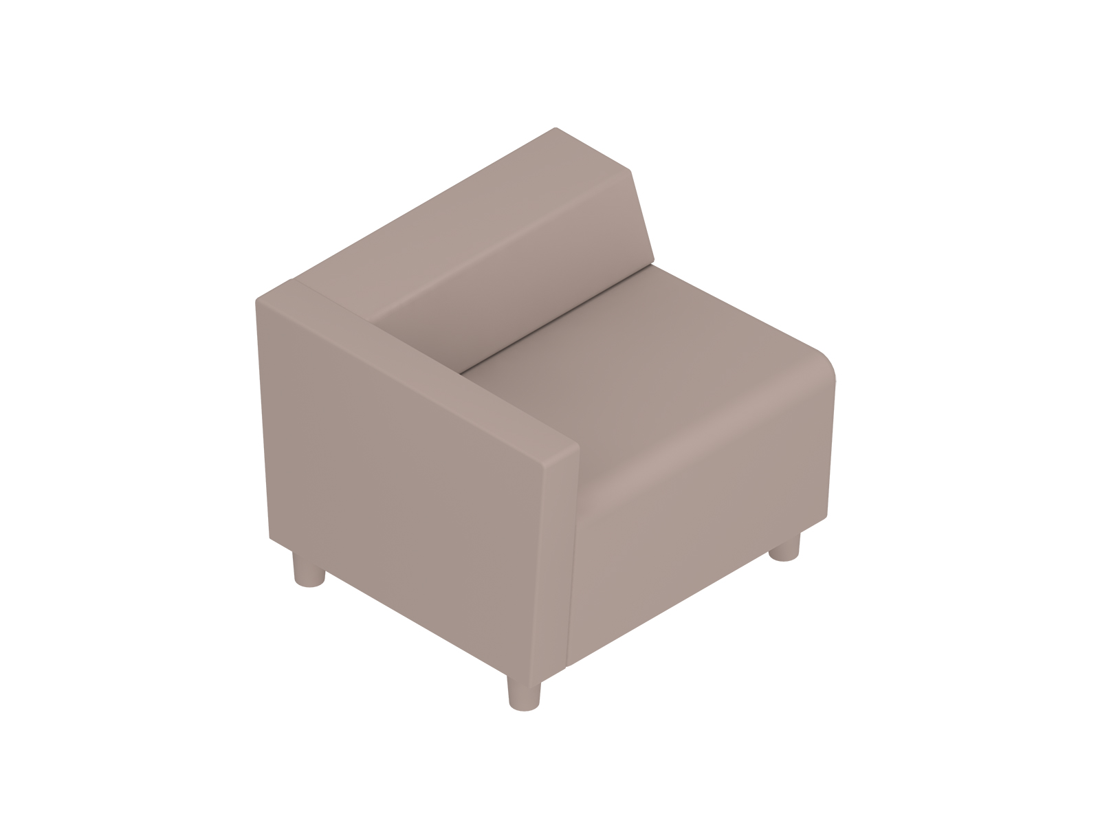 A generic rendering - Nemschoff Steps Straight Seat–Low Back–Left Arm