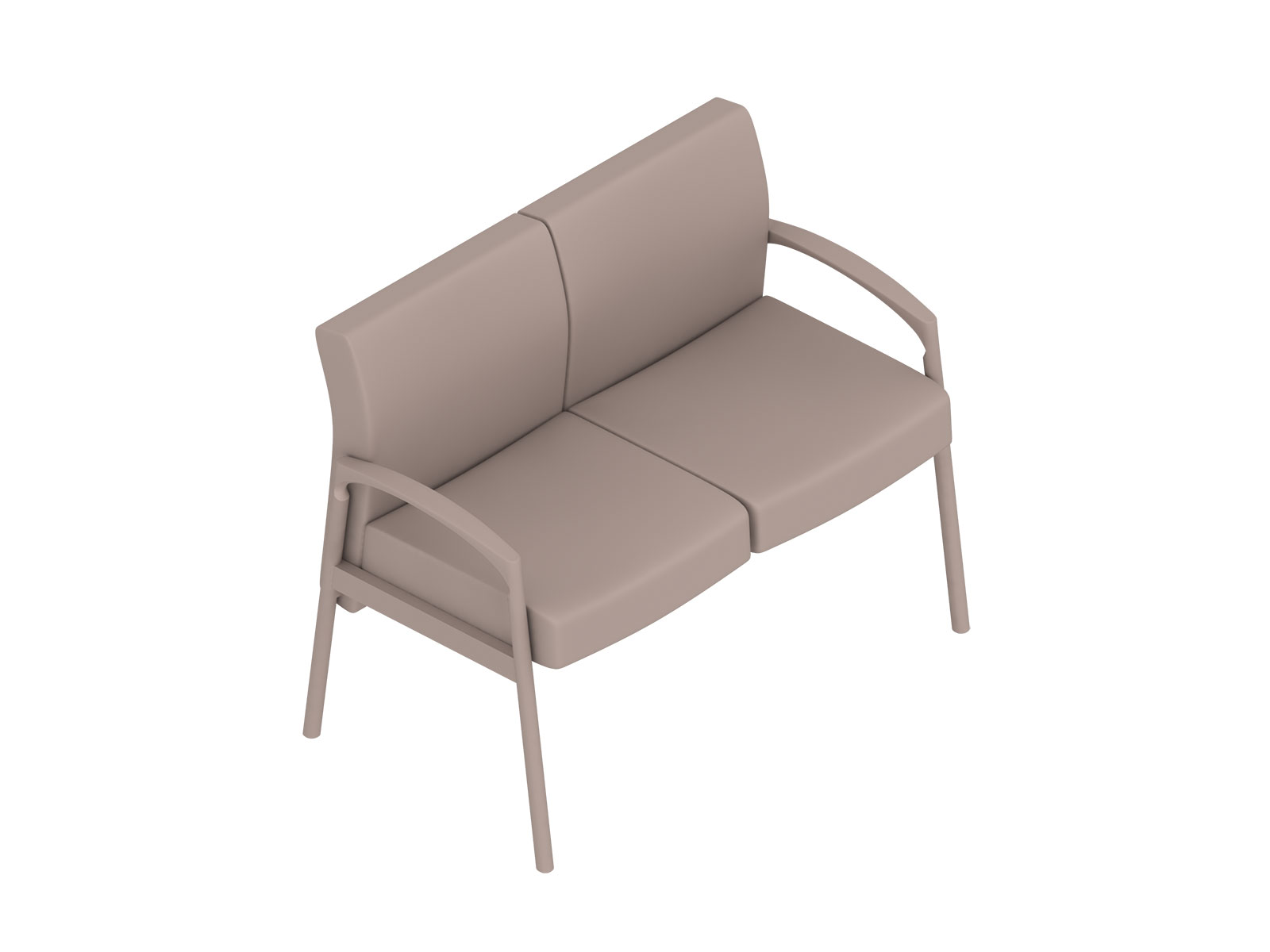 A generic rendering - Nemschoff Valor Multiple Seating-2 Seat