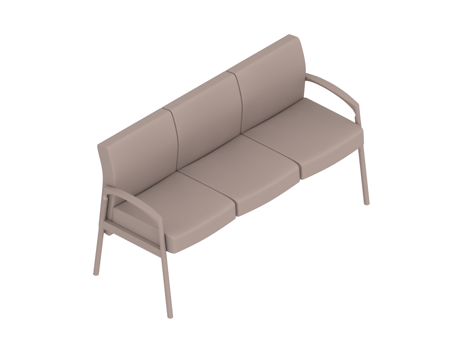 A generic rendering - Nemschoff Valor Multiple Seating-3 Seat