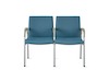 A photo - Nemschoff Valor Multiple Seating-Divider Arm and Leg-2 Seat