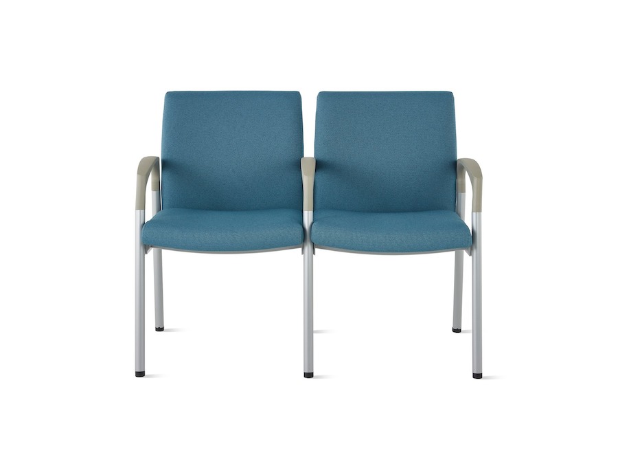 A photo - Nemschoff Valor Multiple Seating-Divider Arm and Leg-2 Seat