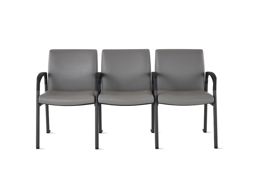 A photo - Nemschoff Valor Multiple Seating-Divider Arm and Leg-2 Seat