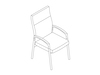 A line drawing - Nemschoff Valor Patient Chair