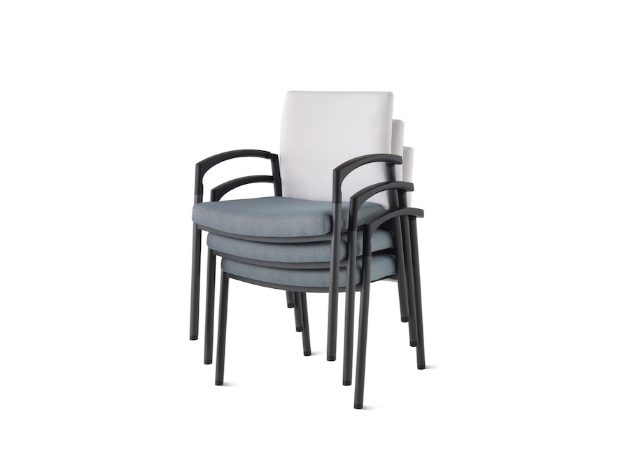 A photo - Nemschoff Valor Stacking Chair–With Arms