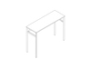 A line drawing - OE1 Communal Table–Bar Height–1 Piece–Single Sided