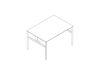 A line drawing - OE1 Communal Table–Counter Height–1 Piece–Double Sided