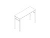 A line drawing - OE1 Communal Table–Counter Height–1 Piece–Single Sided