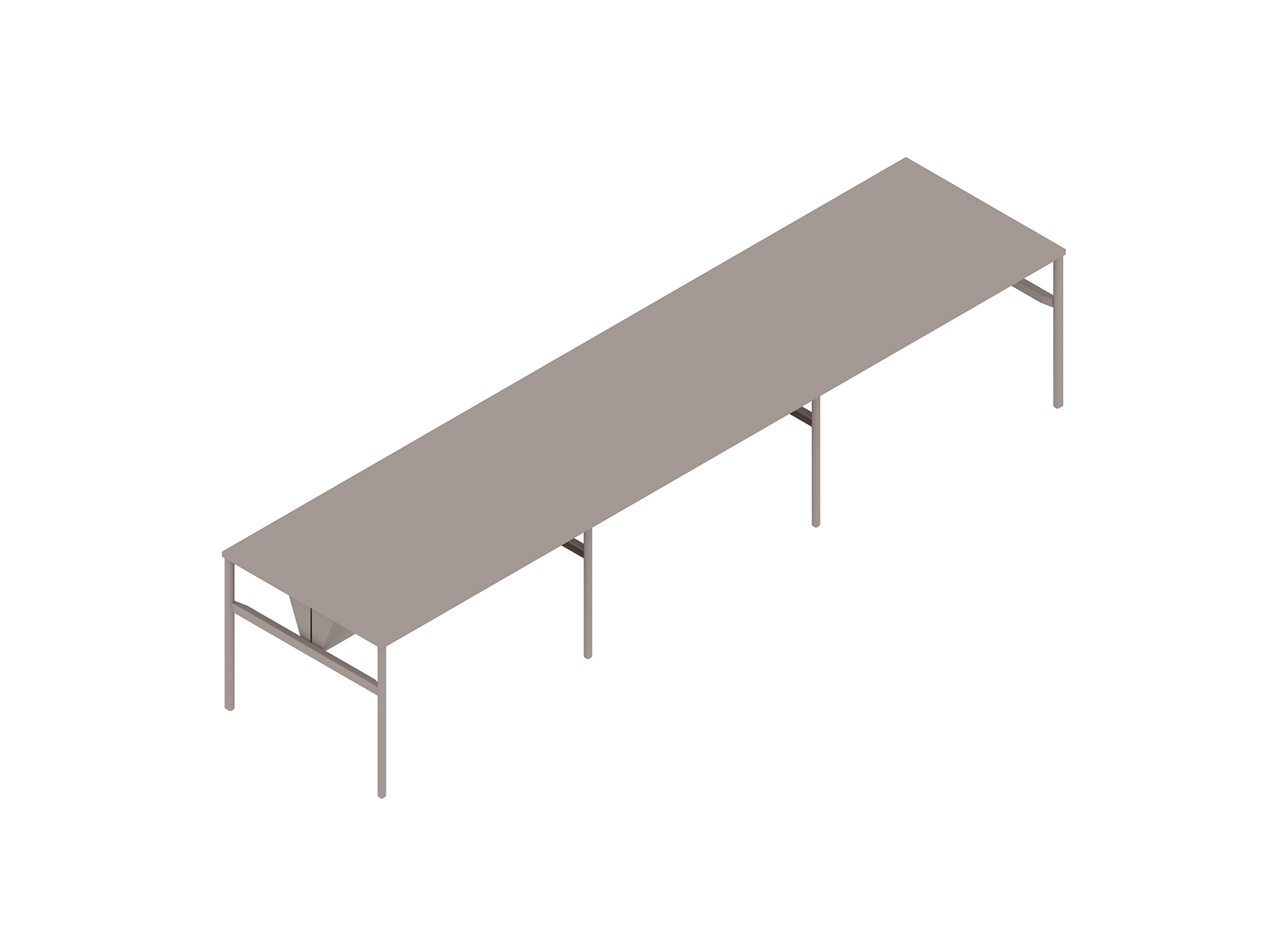 A generic rendering - OE1 Communal Table–Counter Height–3 Piece–Double Sided