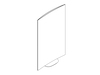 A line drawing - OE1 Curved Screen