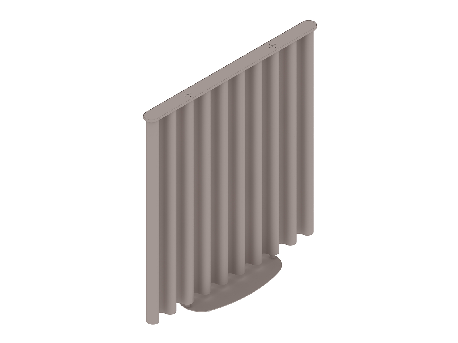 A generic rendering - OE1 Freestanding Curtain–Straight