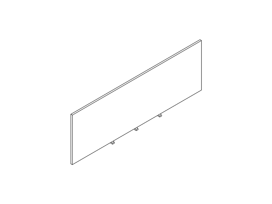 A line drawing - OE1 Micro Pack Screen–Center–Laminate