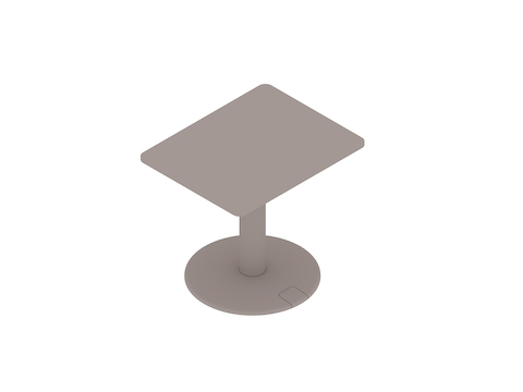 Uma renderização genérica - Mesa Sit-to-Stand OE1 – retangular