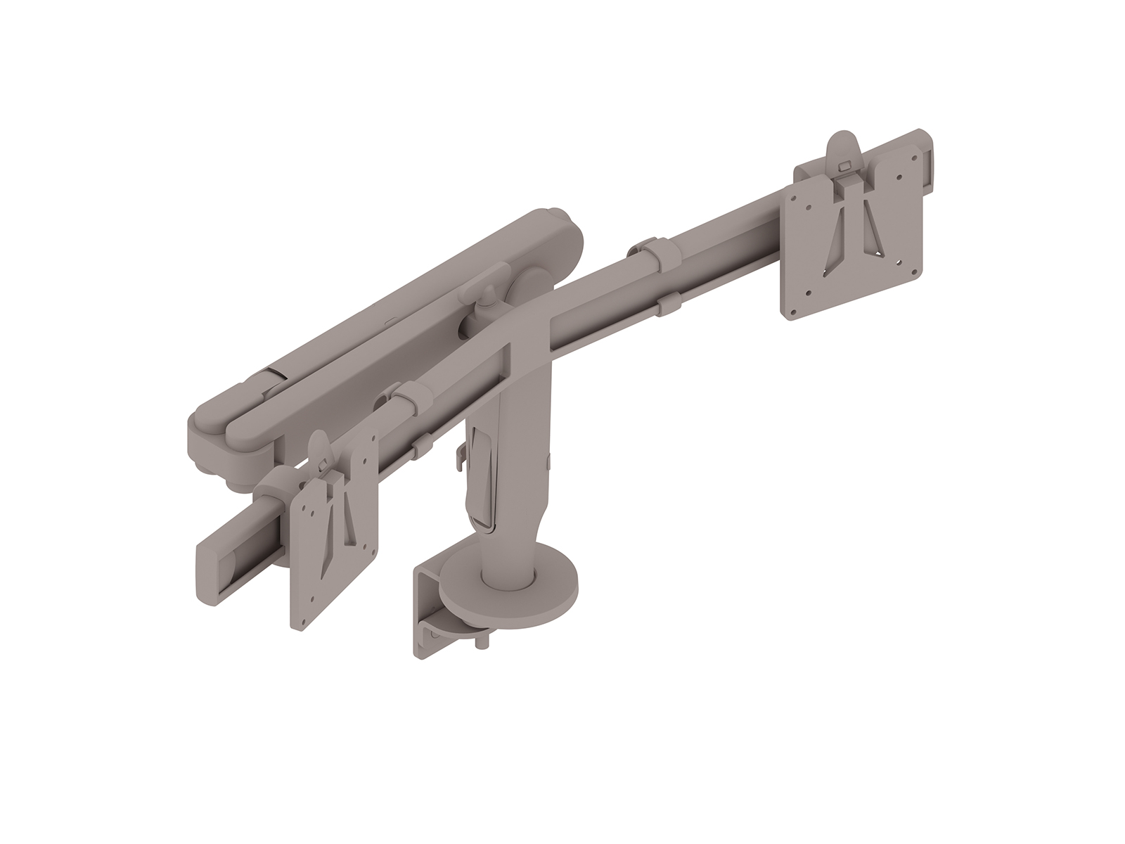 A generic rendering - Ollin Monitor Arm–Dual Bar