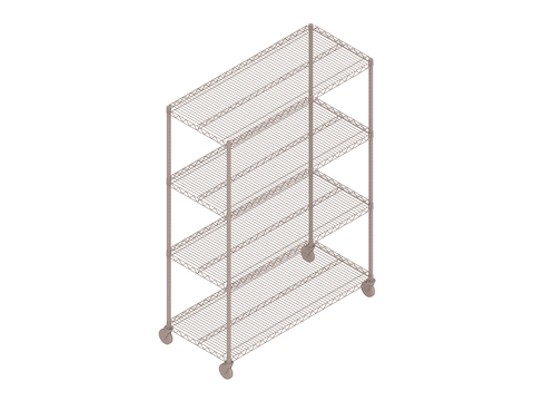 A generic rendering - Open Wire Shelving