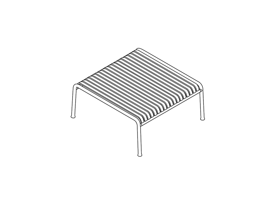 A line drawing - Palissade Coffee Table
