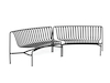 A photo - Palissade Park Dining Bench–Inside Curves