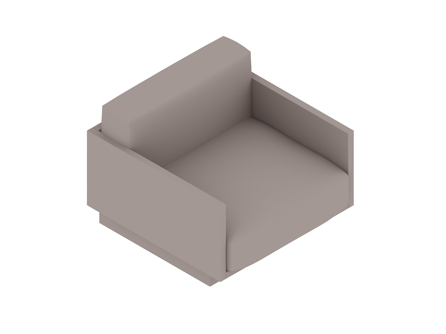 A generic rendering - Pawson Drift Lounge Chair