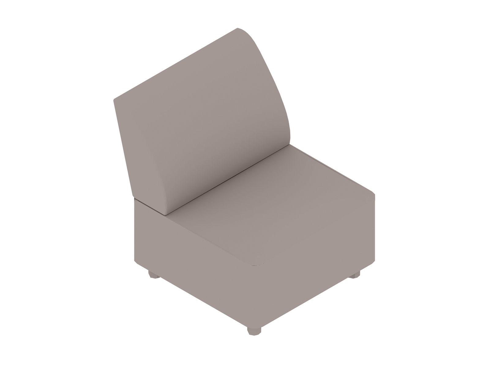 Uma renderização genérica - Cadeira Plex–Sem braços