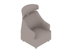 A generic rendering - Plex Club Chair–With Headrest