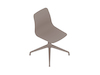 A generic rendering - Polly Side Chair–Armless–4-Star Base–Non-upholstered