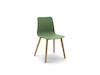 A photo - Polly Side Chair–Armless–Dowel Base–Non-upholstered