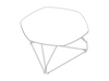 Dessin au trait : Table Polygon Wire – Hexagonale