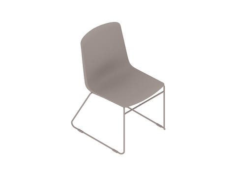A generic rendering - Pronta Stacking Chair