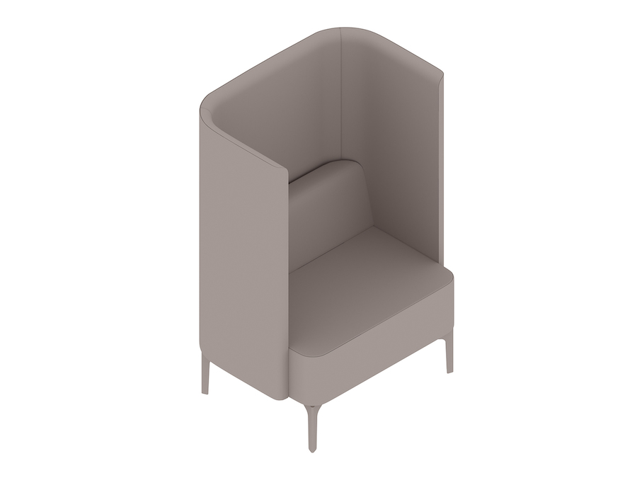 A generic rendering - Pullman Chair–4-Leg Base