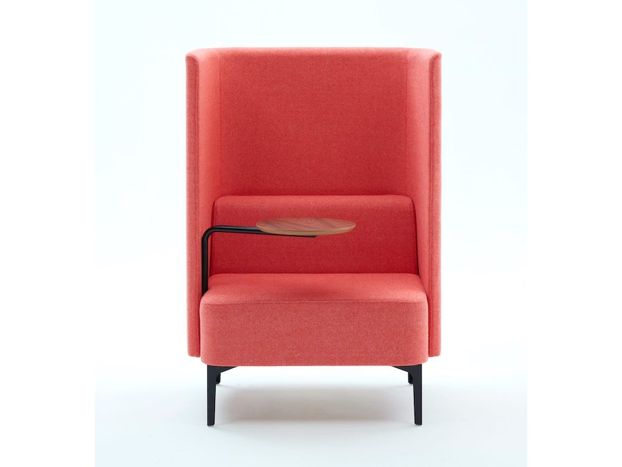 A photo - Pullman Chair–4-Leg Base–Tablet Right