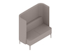 A generic rendering - Pullman Sofa–2 Seat