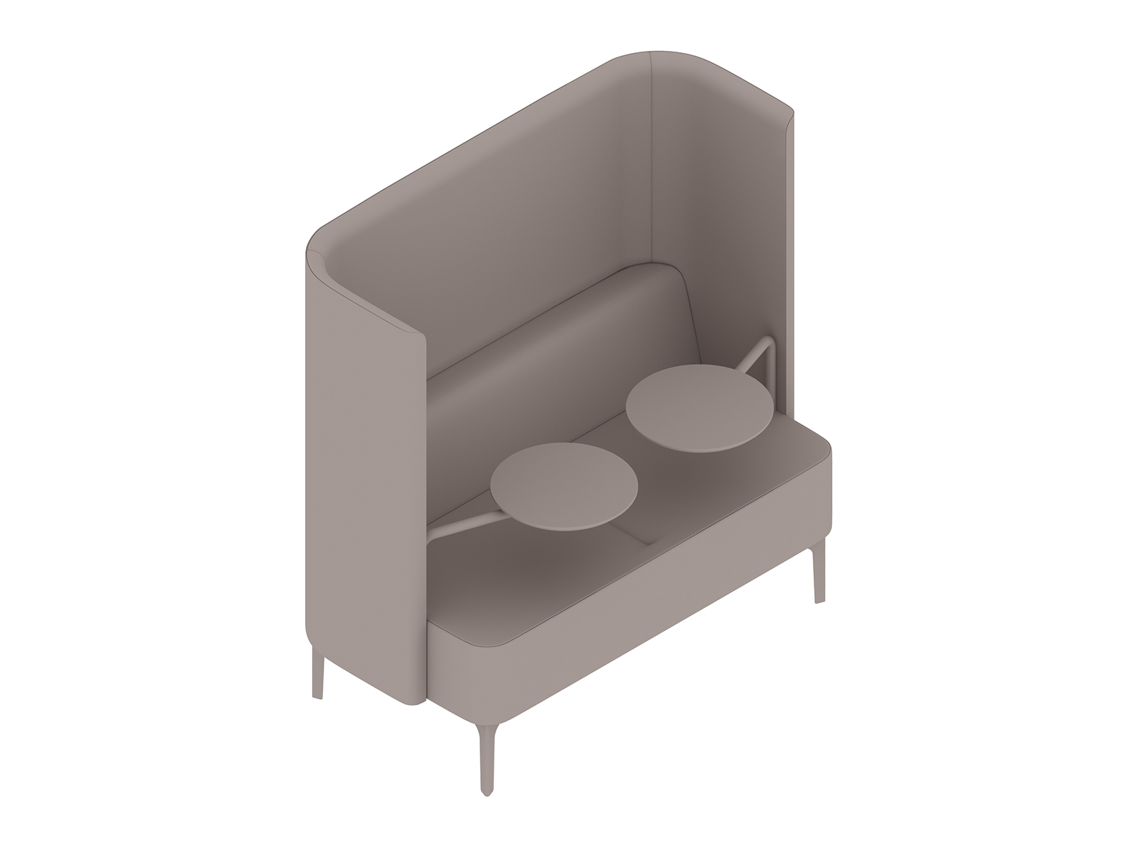 Eine generische Abbildung - Pullman Sofa–2-Sitzer–Tisch links und rechts