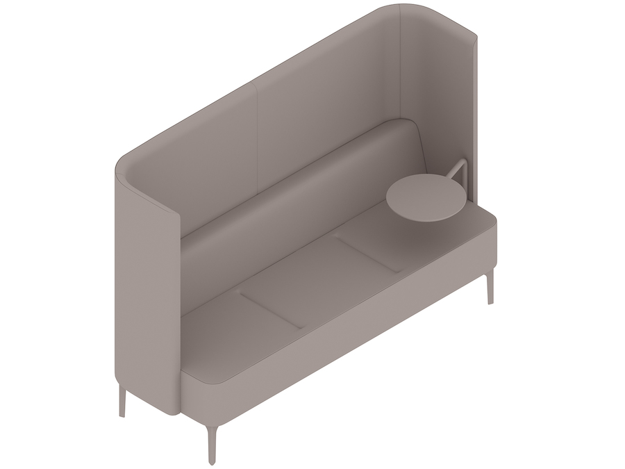 A generic rendering - Pullman Sofa–3-Seat–Tablet Left