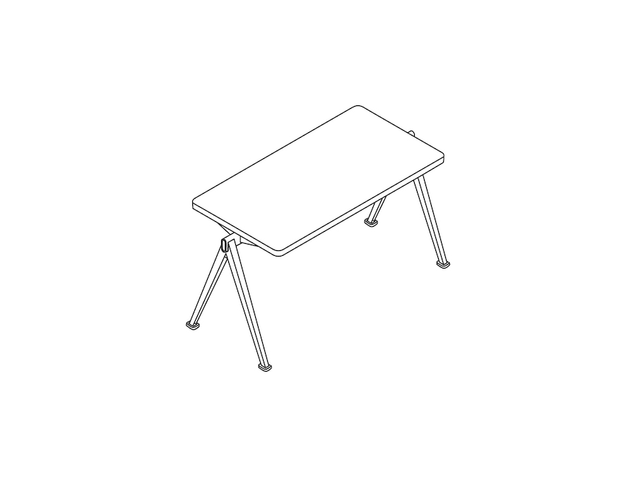 A line drawing - Pyramid Bench