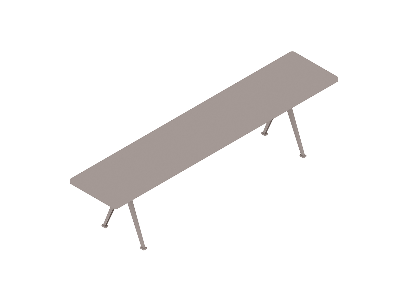 A generic rendering - Pyramid Bench–With Overhang