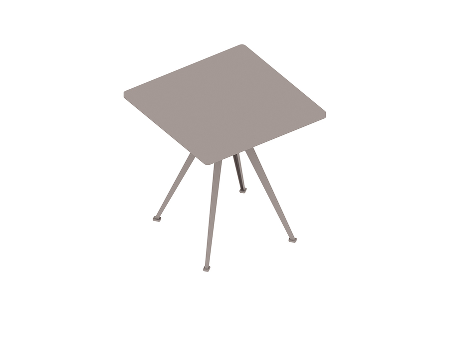 A generic rendering - Pyramid Café Table–Square
