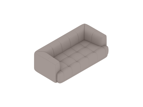 A generic rendering - Quilton Sofa–2 Seat