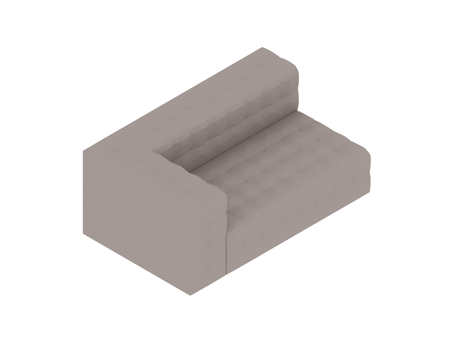 A generic rendering - Rapport Settee–Right Arm