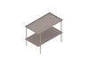 A generic rendering - Rebar Side Table–Rectangular