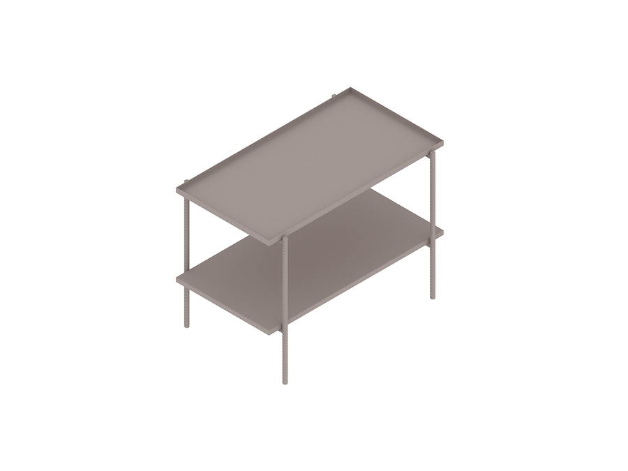 A generic rendering - Rebar Side Table–Rectangular
