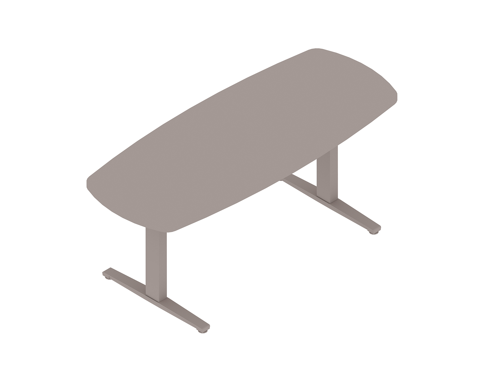 A generic rendering - Renew Sit-to-Stand Table–Oval