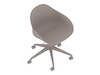 Een generieke rendering - Ruby-stoel–5-ster onderstel–gasveer–niet-gestoffeerd