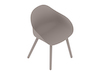 A generic rendering - Ruby Side Chair–Dowel Base–Nonupholstered